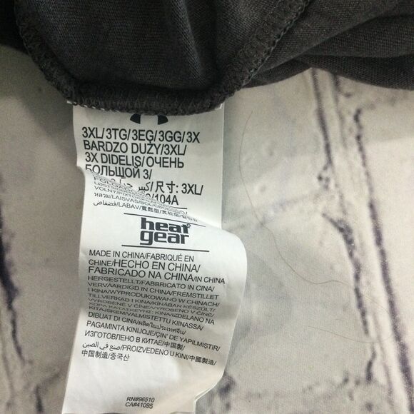 Under Armour T-Shirt Men's Size 3XL Gray Ryder Cup 2016 USA Heat Gear Vintage - Picture 9 of 10